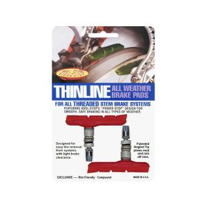 Kool Stop V-Brake Thinline Bremsschuh (T2 | rot)