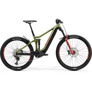 Merida eOneForty 500 Fully MTB E-Bike (27/29" | 630Wh | schwarz / grün)