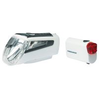 Trelock LS560 I-go & LS720 Reego Beleuchtungssatz (Batterie | weiß)